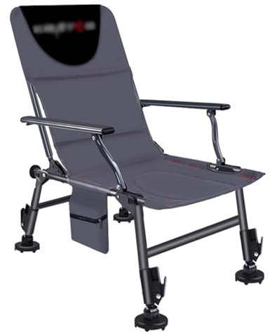 HZHXIFUFA Angelstuhl Klappbarer Loungesessel Angelliegestuhl mit atmungsaktivem Sitz Verstellbare Rückenlehne Beine Strandstuhl Outdoor Klappstuhl