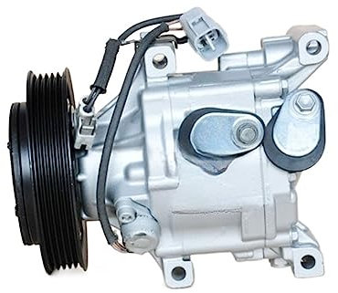 Compresor de aire acondicionado for coche SCSA06C Compatible con Toyota Corolla Yaris 1,4 D4D 88310-52400 88310-52401 447220-6534 447220-6543 DCP50004 447260-7350