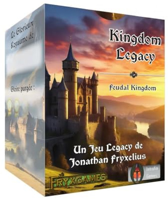 Intrafin Kingdom Legacy - Feudal Kingdom - Jeu de Société - 1 Joueur - A Partir de 14 Ans - Version Française