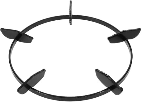 Angoily Cast Iron Wok Ring Stove Rack with Anti-slip and High Temperature Resistance for Gas Stove Cooking, Sturdy Pan Holder Rack Suitable for Professional Wok Use in Kitchen