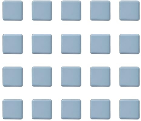 20 Piezas Patines de Muebles, Patines Deslizadores Autoadhesivos de PTFE para Muebles, Protector Patas Muebles y Tacos para Sillas, Antirruido y Antirayaduras, Aptos para Suelos Lisos, Alfombras