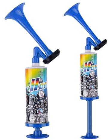 CHUNLINLAODA 2 Stück Air Horn Laut Air Horn Luftdruck-Fanfare Handheld Luftdruck Fanfa/re Pumpe Klassische Ai/r Horns signalhorn Krachmacher Signal Hor/n für Fussball Fanfare Druckluft