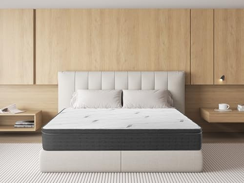 sinlikon Matelas 140x200 22 cm epaisseur,Luxe Matelas 2 Personnes Confort Zones en Mousse à mémoire de Forme, Moelleux et Respirant