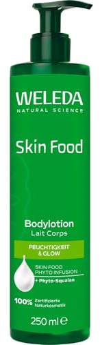 Weleda - Skin Food, Leche Corporal, Hidrata Intensamente y Mejora la Elasticidad de la Piel, con Pensamiento Silvestre, 100% Natural, Todo Tipo de Piel, Vegano - 250 ml