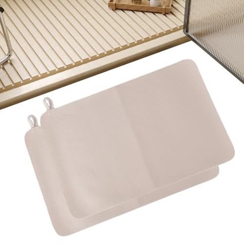 Colchoneta para sauna – 2 cojines acogedores de fieltro para sauna, resistentes al calor, cojines gruesos para bancos | protección aislante absorbente de agua, accesorios de baño de vapor para saunas