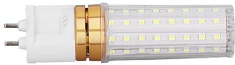 aqxreight Lampadina LED G12 a Mais 15W 1500Lm Base a 2 Pin Alta Cri >80 Luce Uniforme a 360° Durata 50.000 Ore Risparmio Energetico Sostituzione per Alogena da 150W Magazzino Stradale Garage (luce