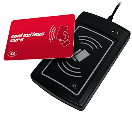 Luxtech ACR1281U-C2 Lector de Tarjetas sin Contacto UID con Lector de Tarjetas con Número de Identificación único (UID) de Cualquier ISO 14443 Partes 1-4 Tarjeta sin Contacto de Tipo A y B-Compatible