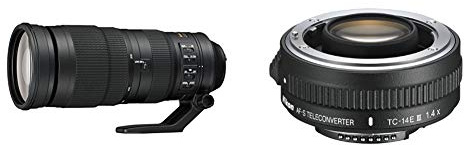 Nikon 200 - 500 mm Lens + TC-14E III AF-S Teleconverter