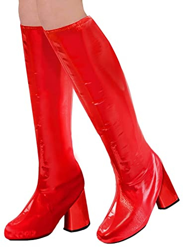 W WIDMANN MILANO Party Fashion - Stiefelüberzieher, Überschuhe, Kostümzubehör, Disco Fever, Faschingskostüme | Überschuhe für Erwachsene, Accessoire, Kostümzubehör für Karneval und Mottoparty