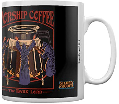 Steven Rhodes Workship Coffee Indifférent Mug multicolore Céramique
