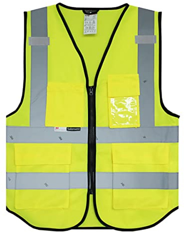 Salzmann Safety Vest | Adults Unisex Hi Vis Reflective Vest