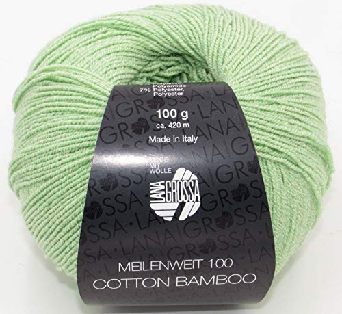 Lana Grossa MEILENWEIT 100g Cotton Bamboo 04 - Mint