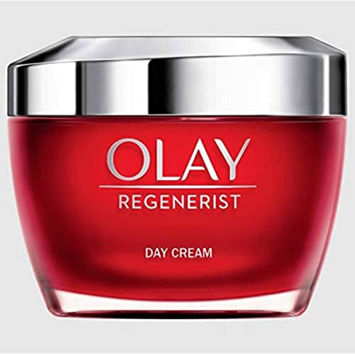 Olay Regenerist Crème de Jour Visage. Anti-rides + Soin raffermissant à la niacinamide et aux peptides. Renouvelle, raffermit et hydrate. Non grasse 50ml