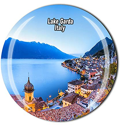 Kühlschrankmagnet, See, Garda, Italien, Souvenir, Geschenk, Kristall, Kühlschrank-Magnet-Sticker-Kollektion