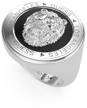 GUESS Herren-Herrenring Edelstahl 32021257, Única, Metall, Ohne Edelsteine