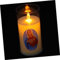 HOMSFOU Bougies Vierge Marie à piles - Lumière d'ambiance LED - Bougies votives - Bougies catholiques à piles