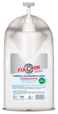 La zappa Pasta lavamani sgrassante professionale Fulcron crema lavamani fluida ed igienizzante 5 lt