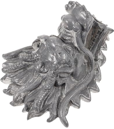 Alipis Luxuriöser Drachenkopf Brunnendekoration aus Kunstharz mit Außergewöhnlicher Haltbarkeit Eleganter Gartenbrunnen für Villa und Stilvolle Außenwandgestaltung