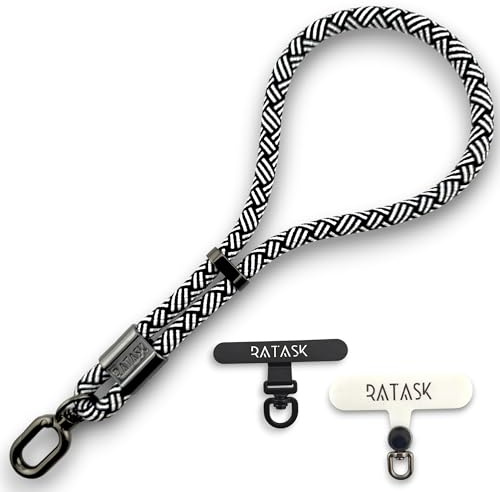 RATASK Adjustable Wrist Strap Lanyard, Rope Lanyard Wrist Strap for Mobile Phones, Cameras, Keyring, Keychain,Mobile Accessory Pendant