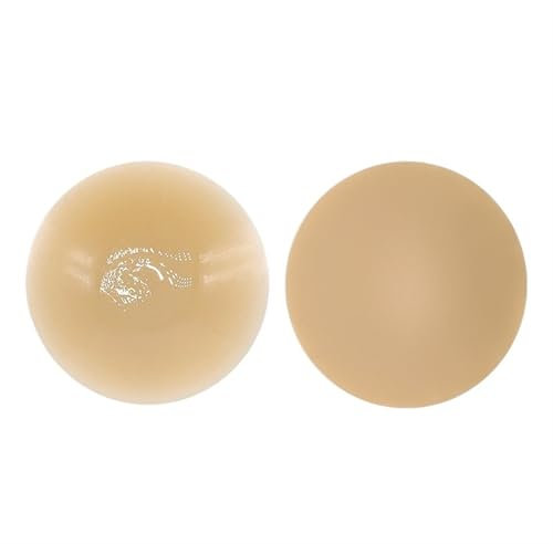 Almohadillas adhesivas de silicona for cubrir pezones, cinta adhesiva for el pecho, pegatinas invisibles for el pecho for mujeres, almohadillas adhesivas for sujetador, accesorios íntimos(Dark brown,8