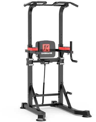 KINGKANG Assistive Power Tower,Dip Station & Pull Up Bar for Home Gym