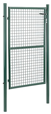 Metal Garden Gate 107.50 x 196 cm Steel Powder Coated Outdoor Fence Door with Rod Mat Durable and Stylish Entrances for Your Garden