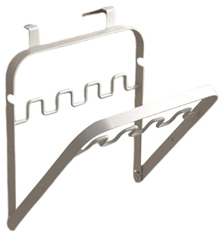Bin Bag Holder - Foldable Trash Bag Holder | Metal Garbage Bag Holder | Bag Holder Pouch Bracket | Hanging Bin Bag Holder | Under Cupboard Bin For Kitchen | Portable Carrier Bag Holder Storage