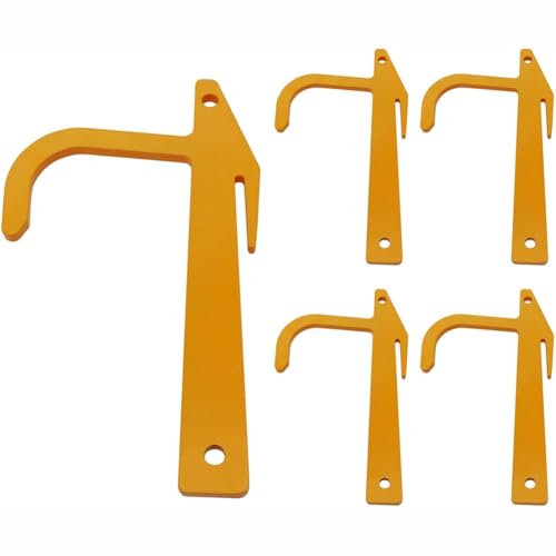 Inkoby Chain Link Fence Banana Clip,Fence Banana Clip,Fabric Fence Stretcher,Chain Link Fence Tool,Chain Link Tensioning Tool
