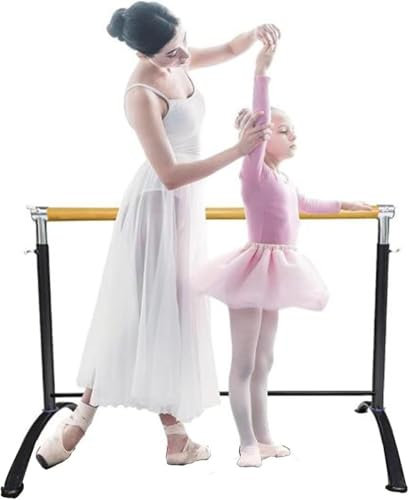OYYMTE Tragbare Ballettstange, geeignet for Zuhause oder Studio, unabhängige Holz-Einzelstangen-Tanzstange for Kinder und Erwachsene