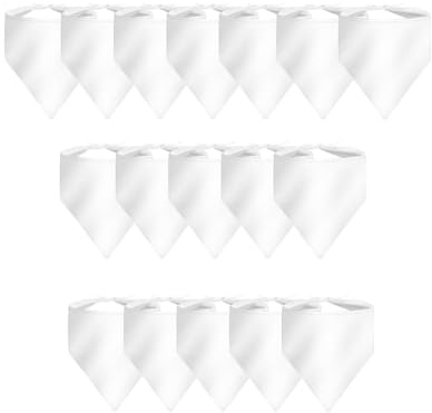 Remingtape 36 stycken sublimerings-hundhalsdukar, gör-det-själv-hundhalsduk för helgdagar, sublimering triangelhaklappar, näsduk, hundmärkesartiklar i stora mängder