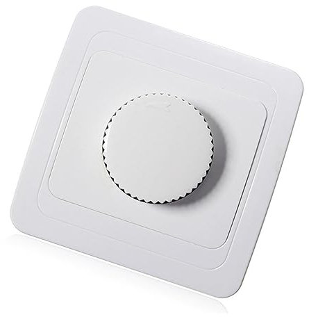 SHINEOFI Interruttore Dimmer Da Parete Pannello Dimmerabile Intensità Luce Tramite Manopola Intuitiva