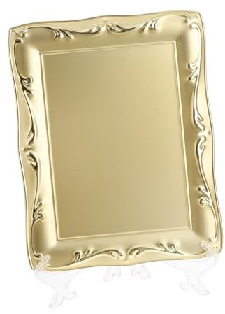 CALLARON Présentoir à Cils Métal Conteneur Pour Faux Cils Style Rétro Doré Outil De Présentation Pour Maison Bureau