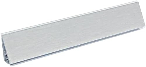 Alzatine per Cucina in Vero Alluminio | Spalletta Triangolare Inox | Diverse Misure da 1 a 5 Metri | Complete di Accessori di Fissaggio (200 cm)