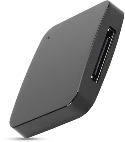 Plyisty Receptor de 5.0 Inalámbrico Portátil de 30 Pines, Adaptador de Receptor de de Música, Compatible con A2dp V1.2, Alimentado por Altavoz Base de 30 Pines
