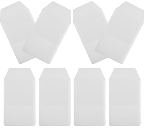 FUNNETOYU 8 St PVC Pen Holder för Skjortficka och Blyertsskydd för Läkarrockar Sjuksköterskor och Sjukhus Ficka Organizer för Pennor och Små Föremål Ergonomisk och Lättanvänd