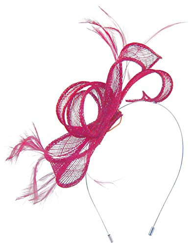 Max and Ellie Sinamay Fascinator