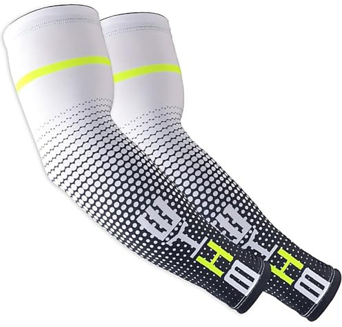 Arm Sleeve Unisex Ärmlinge Kompression Armlinge Radsport für Damen Herren Jugend, UV Armstulpen Tattoo Abdeckung Kühlende Armabdeckung Armsleeve Gaming für Sport Fahrrad Volleyball Basketball Golf