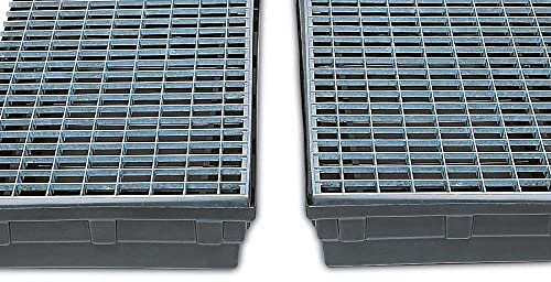 DENIOS® Gitterrost Made in Germany I Anti Rost Garantie 380 mm x 20 mm x 580 mm, auch passend zu 20 Liter Auffangwannen