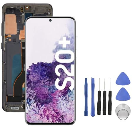 Byte Av Pekenhet för Digitaliseringsskärm, Fingeravtrycksfunktion för Mobiltelefon LCD-skärm Digitaliseringsenhet, med Verktyg, för S20 Plus