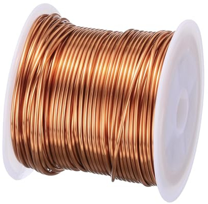 QUARKZMAN 1mm Magnetdraht 14m emaillierter Kupferdraht emaillierter Magnetwicklungsdraht Spule 100g 155C für Transformatoren Induktoren