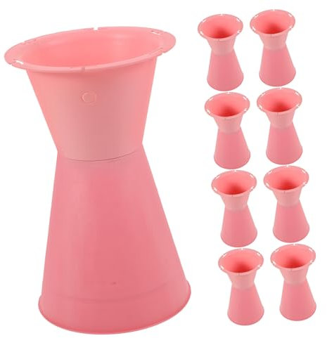 Generisch pflanzenständer10 Stück Eimer Blumenstrauß unten Brautstraußhalter Ständer Blumenständer aus Acryl Blumenstraußhalter Brautsträuße für Hochzeit Tischboden Floristenbedarf Kunststoff