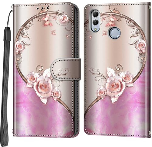 Funda para Huawei P Smart 2019 / Honor 10 Lite, con Ranura para Tarjeta Magnético Cuero Flip Carcasa Fundas Móvil de Tapa Libro Compatible Huawei P Smart 2019 / Honor 10 Lite