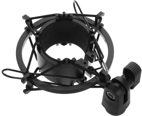 TOYANDONA Supporto Per Microfono Antiurto Asta Angoli Base Stabile in Metallo Per Registrazione Audio Nitida Compatibile Microfoni Condensatore