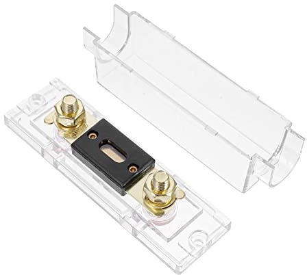 GRADENEVE 300a Anl Sicherungshalter Für Auto Großes Modell Mit Sicherung Korrosionsbeständig Einfache Installation Kompatibel Mit Kabel Für Audioverstärker Und Stromverteilung