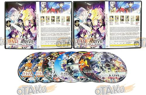 DATE A LIVE (SEASON 1-5 + 2 OVA + 3 MOVIE) - COMPLETE ANIME TV SERIES DVD BOX SET ( JAPANESE DUB WITH ENGLISH SUBS ) SHIP FROM UK