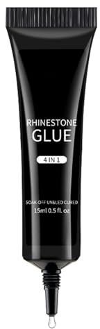 Solid Nagel Klebgel - 15 ml Nägel Strasskleberpresse | Starker Nagelkleberpresse | UV Light Gelnagelkleber | UV Light Gelnagelkleber | Acrylnägel Erweiterung oder klebende künstliche Nägel, Nagelspitz