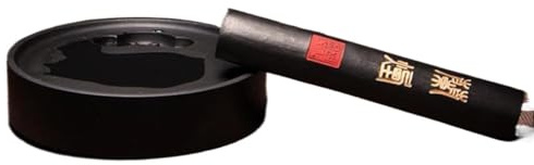 Kalligrafi bläcksten med bläckspinne, Traditionell kinesisk olja Sot Ink Stick Inkstick Pensel Vatten Bläck Kalligrafi målning