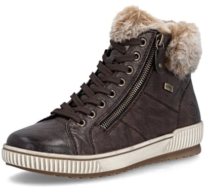 Remonte RemonteTEX D0780 - Botines clásicos para mujer, con plantilla suelta, impermeable, para mujer, Braun Kombi 25, 39 EU