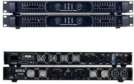DJ Controller, 8OHM Professional Digital Amplifier DJ Subwoofer Preamplifier Stage Performance Speaker Power Amplifier