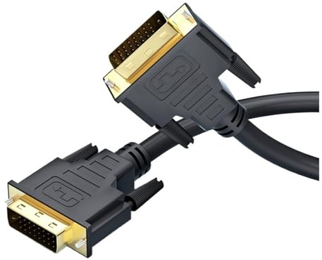 Cavo DVI ad alta velocità 1 m, 1,8 m, 2 m, 3 m con spina placcata in oro maschio-maschio DVI a DVI 1080p for LCD DVD HDTV XBOX(1.5m)